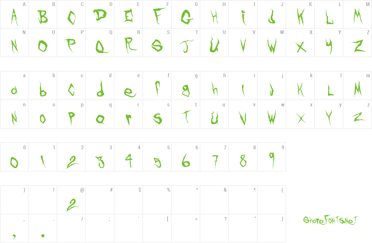 Font Frank Knows preview